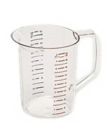 Rubbermaid Commercial Clear 2qt Bouncer Measuring Cup